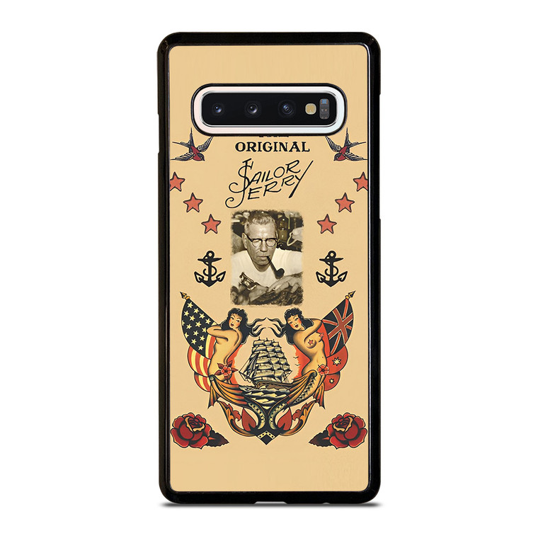 TATTOO SAILOR JERRY FACE Samsung Galaxy S10 Case Cover