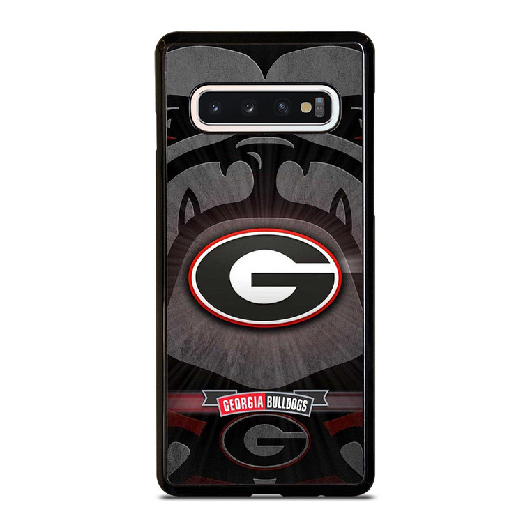 UNIVERSITY OF GEORGIA BULLDOGS UGA BLACK Samsung Galaxy S10 Case Cover