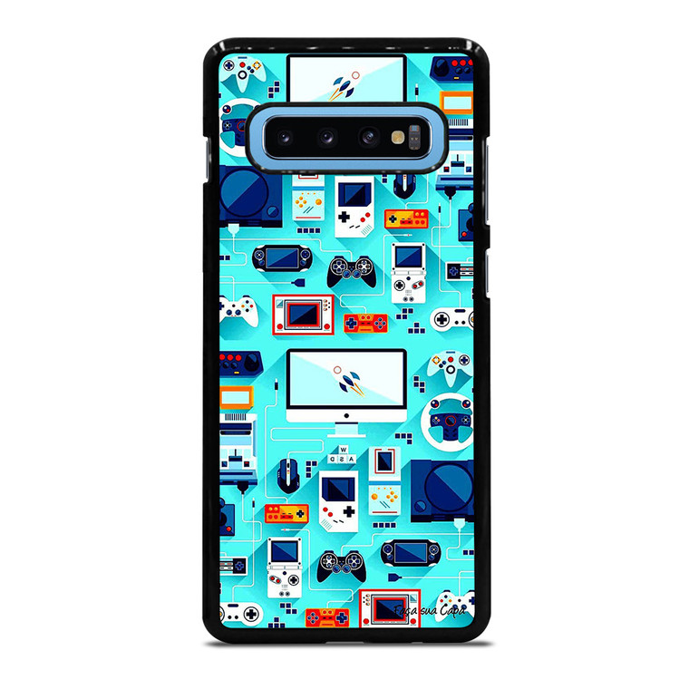 RETRO GAME FAMOUS CONSOL Samsung Galaxy S10 Plus Case Cover