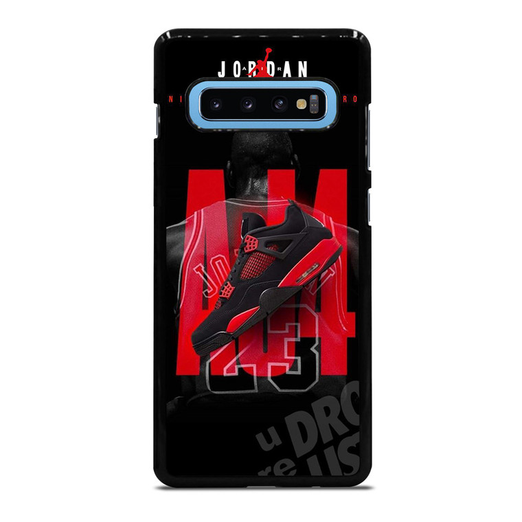 SHOES THUNDER RED JORDAN Samsung Galaxy S10 Plus Case Cover