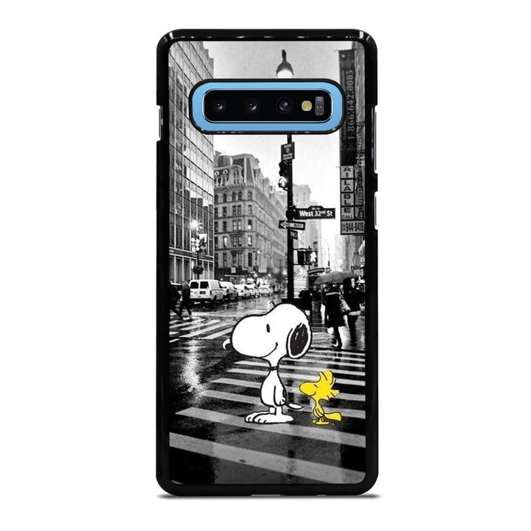 SNOOPY STREET RAIN Samsung Galaxy S10 Plus Case Cover