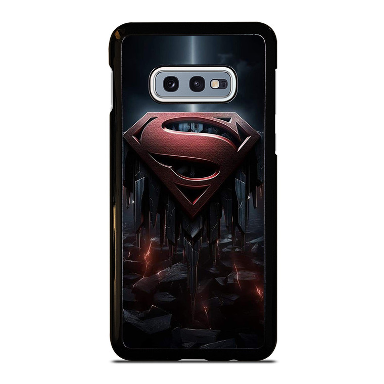 SUPERMAN DARK LOGO ICON Samsung Galaxy S10e Case Cover