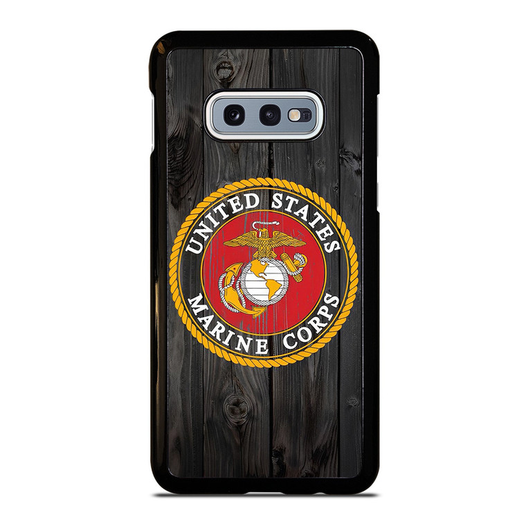 USMC US MARINE CORPS WOOD Samsung Galaxy S10e Case Cover