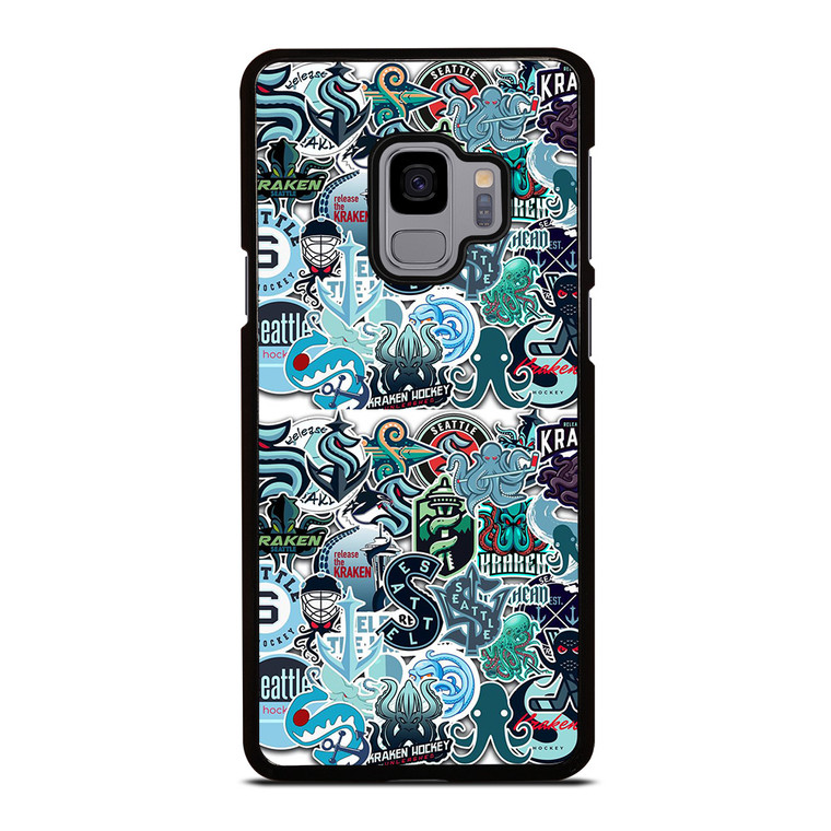 SEATTLE KRAKEN OCTOPUS COLLAGE Samsung Galaxy S9 Case Cover