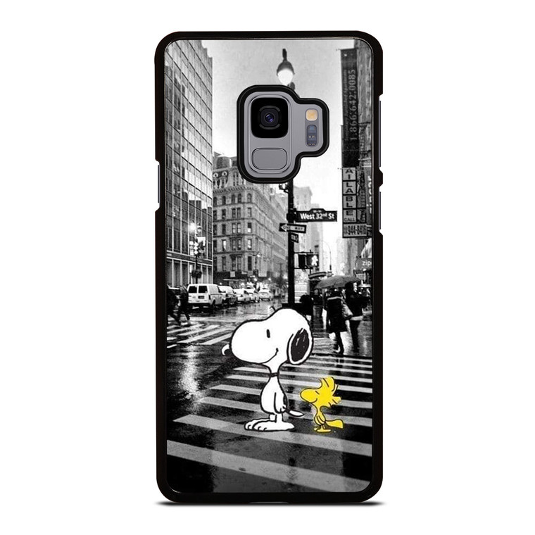 SNOOPY STREET RAIN Samsung Galaxy S9 Case Cover