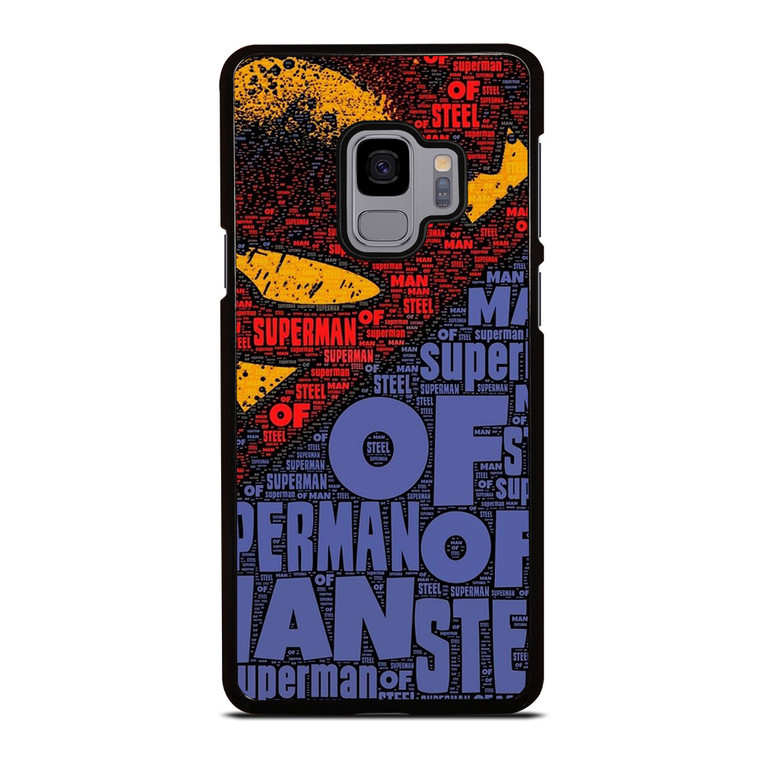 SUPERMAN LOGO ART WALL Samsung Galaxy S9 Case Cover