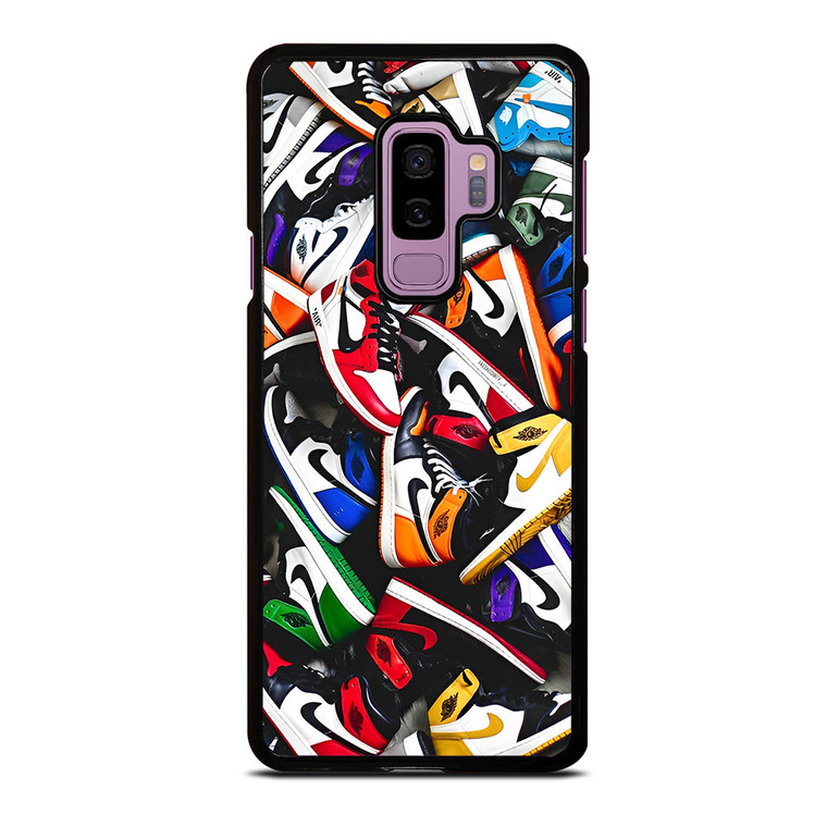 NIKE AIR JORDAN SNEAKERS COLLAGE Samsung Galaxy S9 Plus Case Cover