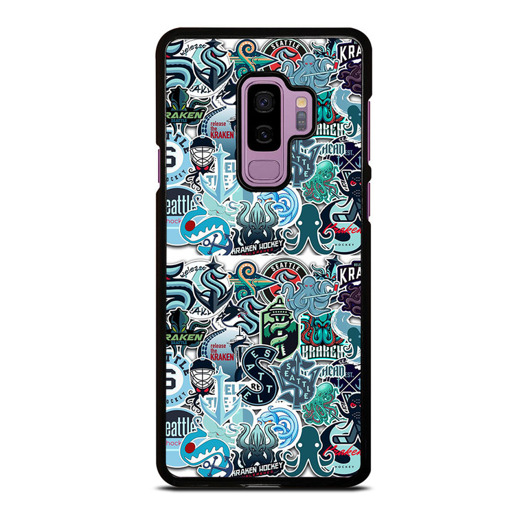 SEATTLE KRAKEN OCTOPUS COLLAGE Samsung Galaxy S9 Plus Case Cover