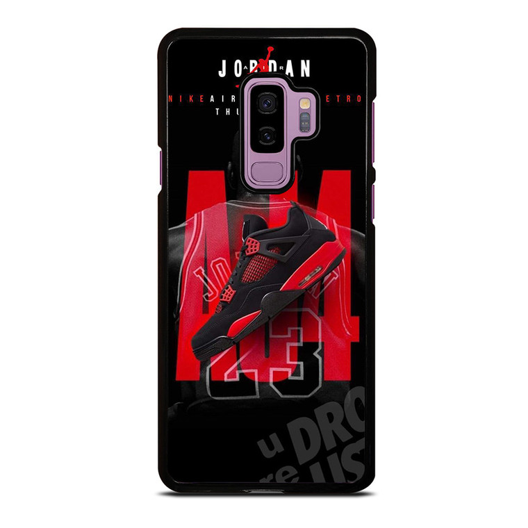 SHOES THUNDER RED JORDAN Samsung Galaxy S9 Plus Case Cover