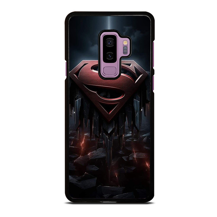 SUPERMAN DARK LOGO ICON Samsung Galaxy S9 Plus Case Cover