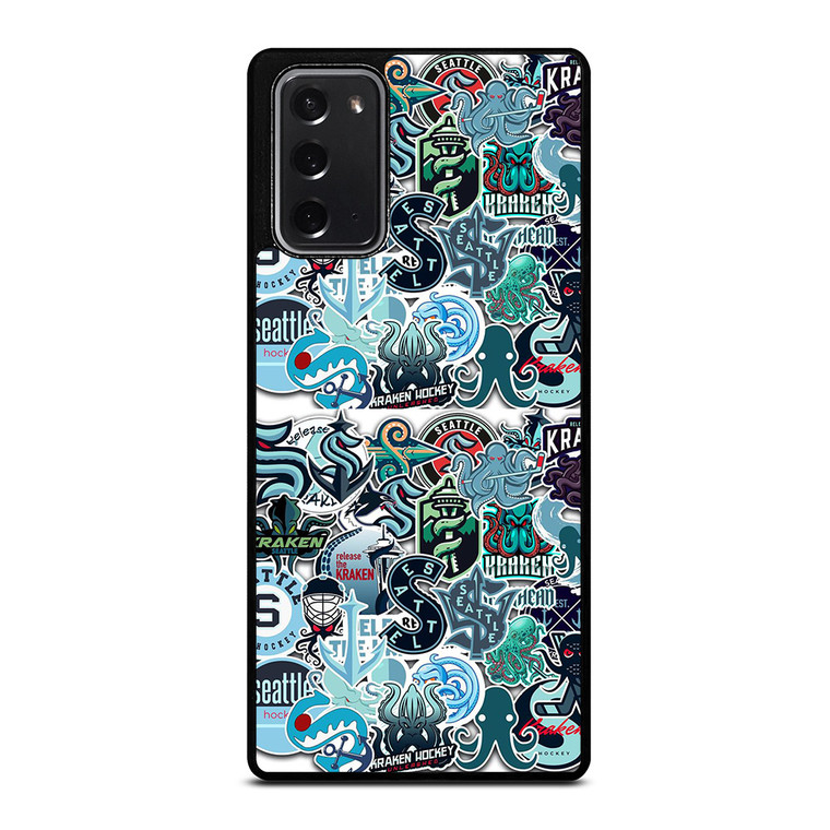 SEATTLE KRAKEN OCTOPUS COLLAGE Samsung Galaxy Note 20 Case Cover