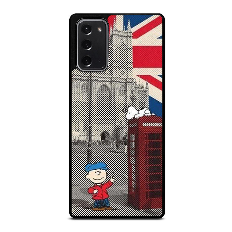 SNOOPY BOX TELEPHONE Samsung Galaxy Note 20 Case Cover