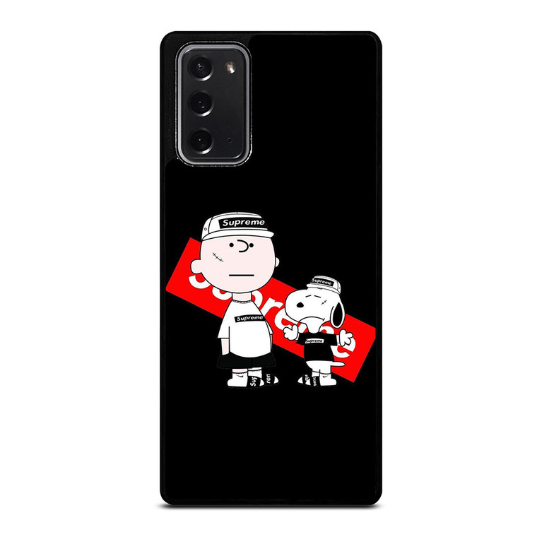 SNOOPY BROWN COOL SHIRT Samsung Galaxy Note 20 Case Cover