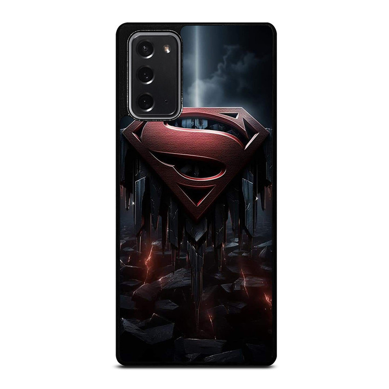 SUPERMAN DARK LOGO ICON Samsung Galaxy Note 20 Case Cover