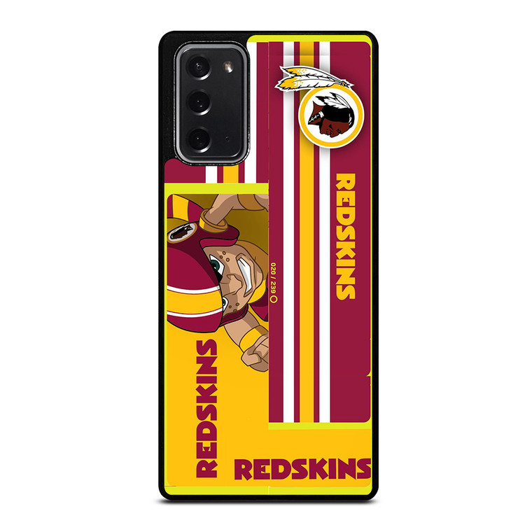 WASHINGTON REDSKINS YELLOW RED MLS Samsung Galaxy Note 20 Case Cover