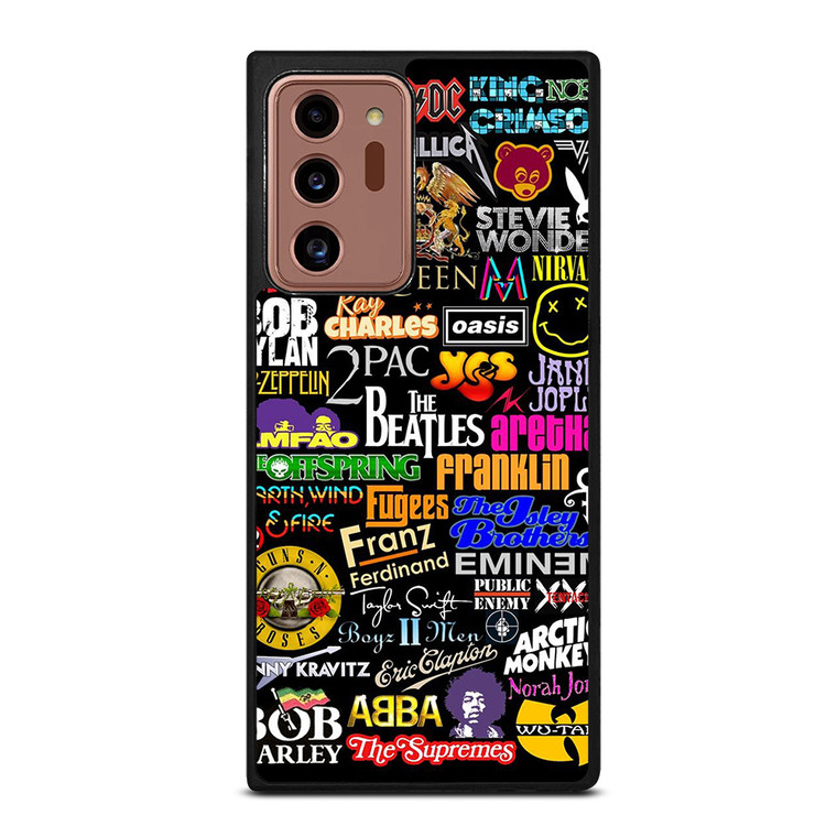 ROCK BAND COLLAGE Samsung Galaxy Note 20 Ultra Case Cover