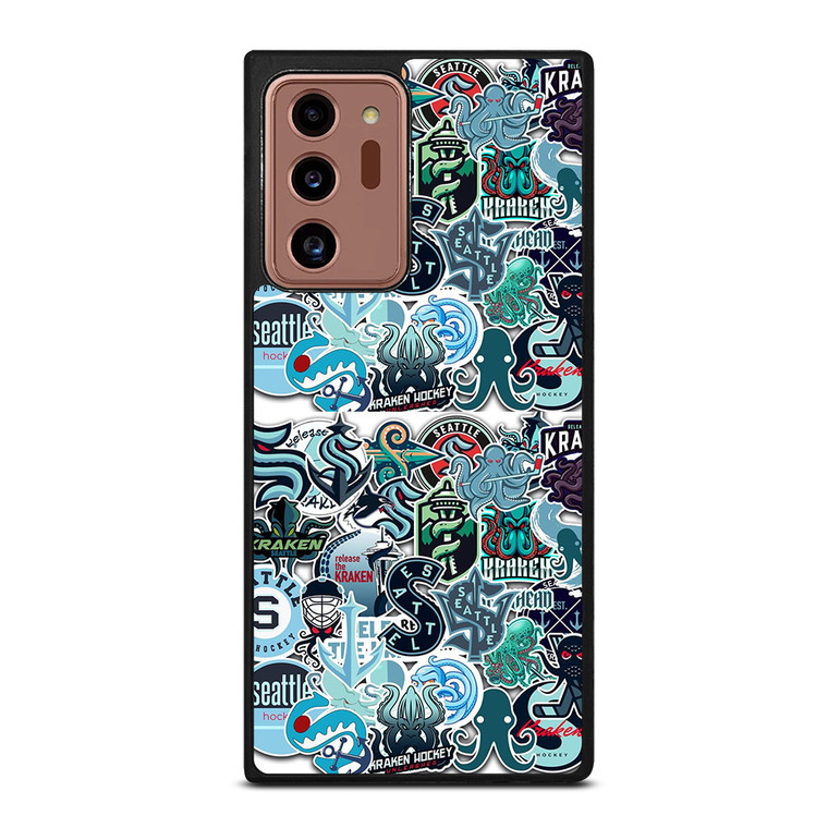 SEATTLE KRAKEN OCTOPUS COLLAGE Samsung Galaxy Note 20 Ultra Case Cover
