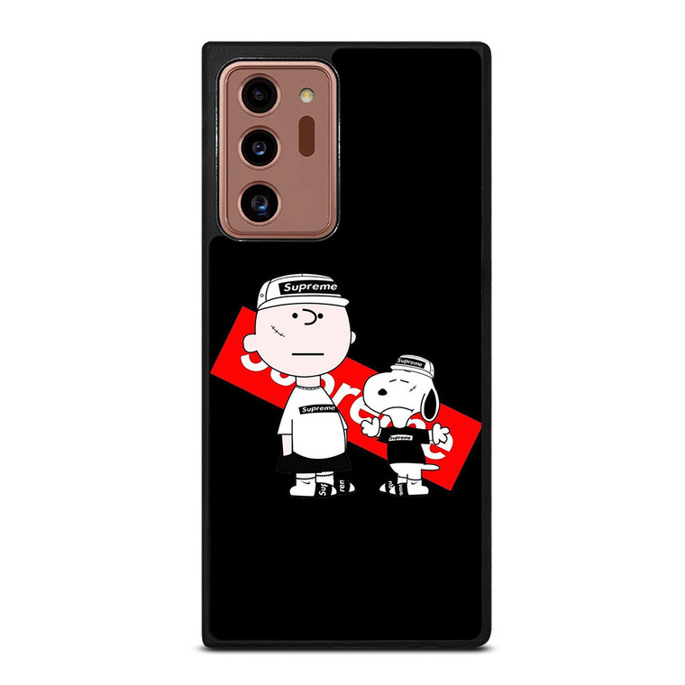 SNOOPY BROWN COOL SHIRT Samsung Galaxy Note 20 Ultra Case Cover