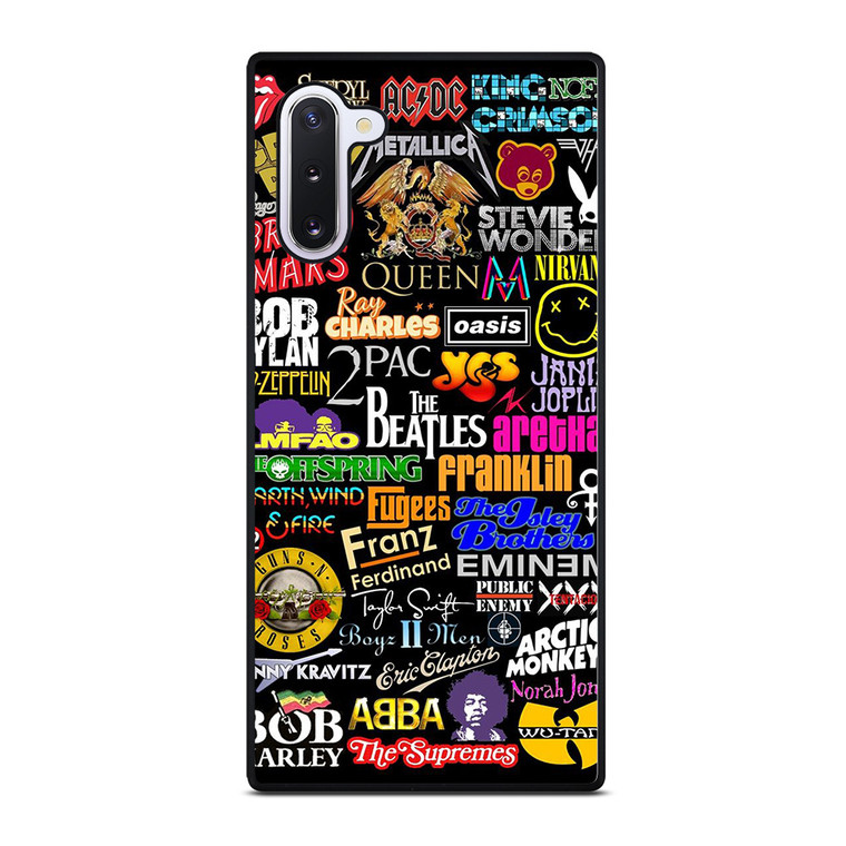 ROCK BAND COLLAGE Samsung Galaxy Note 10 Case Cover
