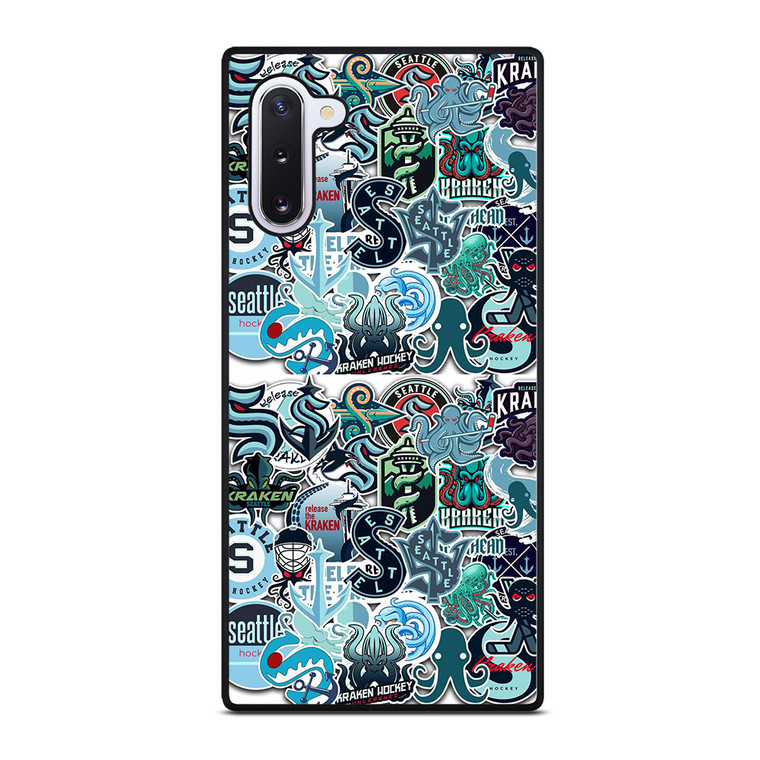 SEATTLE KRAKEN OCTOPUS COLLAGE Samsung Galaxy Note 10 Case Cover