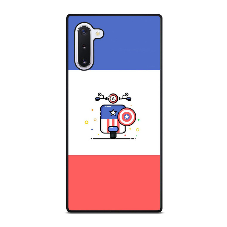 VESPA CAPTAIN AMERICA Samsung Galaxy Note 10 Case Cover