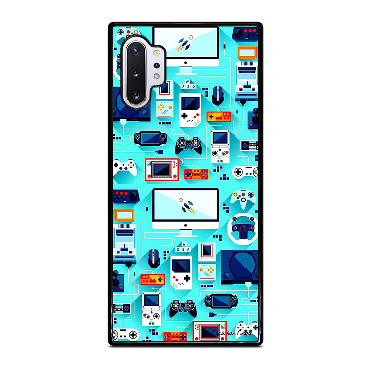 RETRO GAME FAMOUS CONSOL Samsung Galaxy Note 10 Plus Case Cover