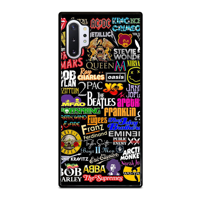 ROCK BAND COLLAGE Samsung Galaxy Note 10 Plus Case Cover