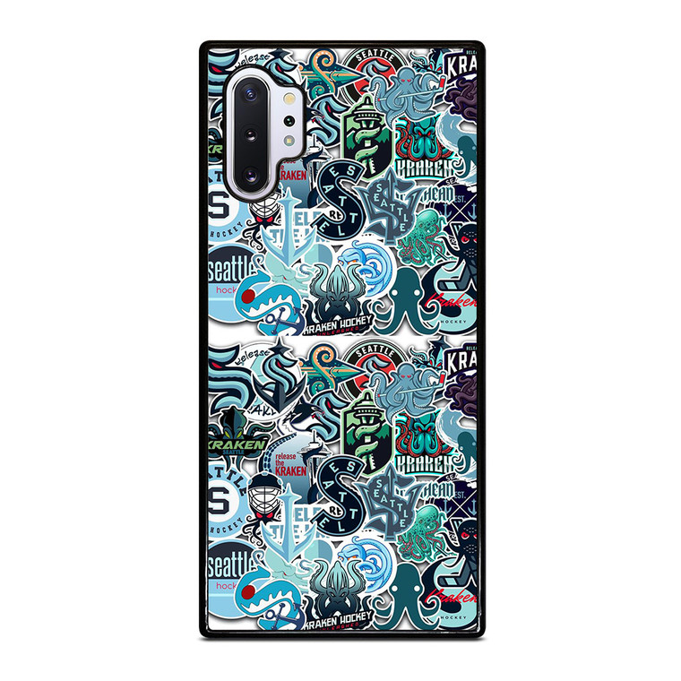 SEATTLE KRAKEN OCTOPUS COLLAGE Samsung Galaxy Note 10 Plus Case Cover
