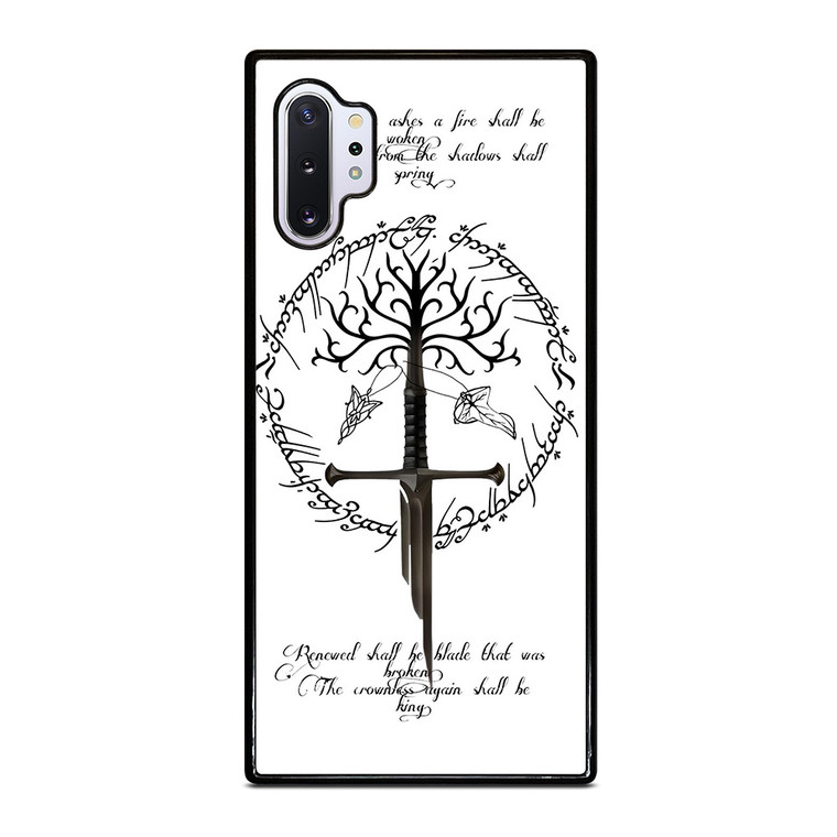 TREE LORD OF THE RING SWORD Samsung Galaxy Note 10 Plus Case Cover