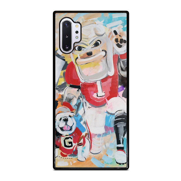 UNIVERSITY OF GEORGIA BULLDOGS UGA ART Samsung Galaxy Note 10 Plus Case Cover