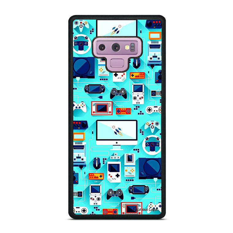 RETRO GAME FAMOUS CONSOL Samsung Galaxy Note 9 Case Cover