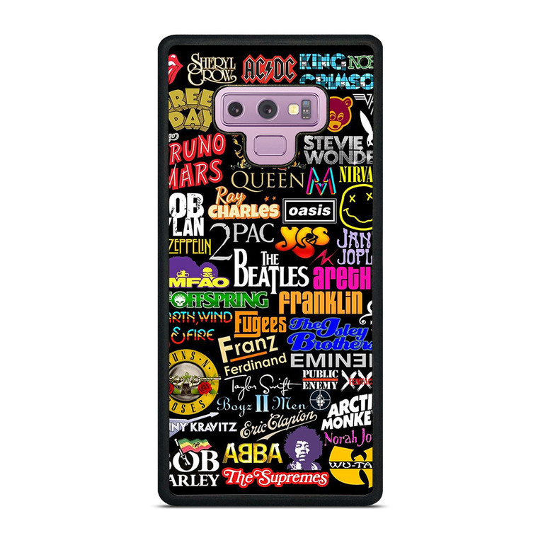ROCK BAND COLLAGE Samsung Galaxy Note 9 Case Cover