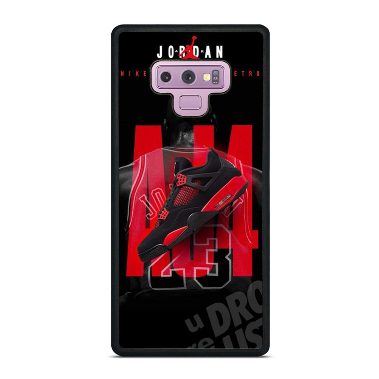 SHOES THUNDER RED JORDAN Samsung Galaxy Note 9 Case Cover