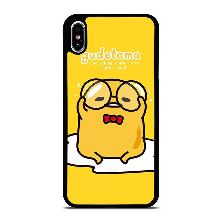 GUDETAMA LAZY EGG CUTE CARTOON iPhone XS Max Case Cover