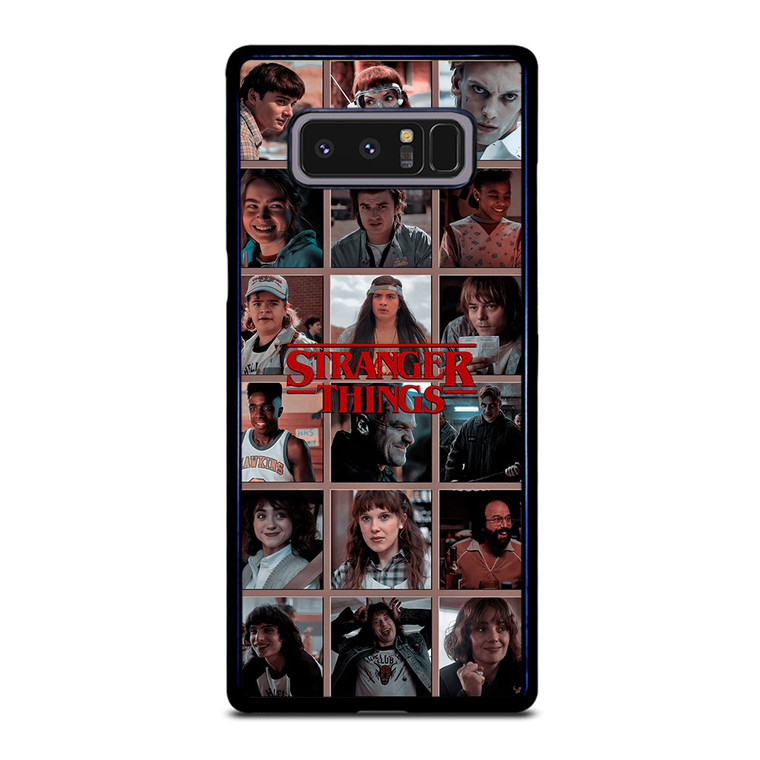 STRANGER THINGS ALL CHARACTERSTRANGER THINGS ALL CHARACTER Samsung Galaxy Note 8 Case Cover