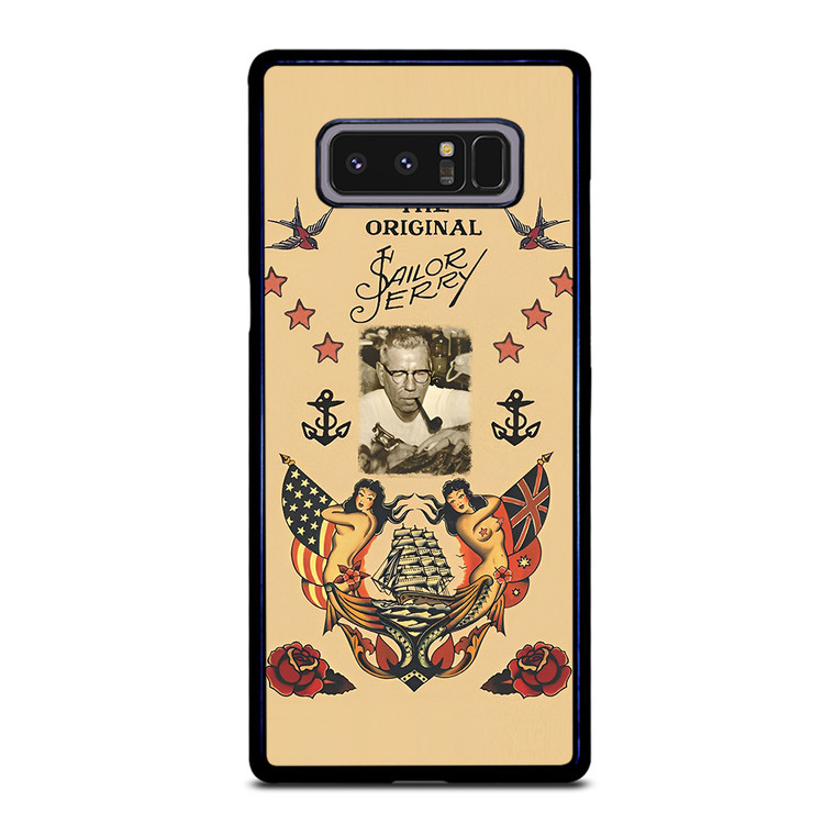 TATTOO SAILOR JERRY FACETATTOO SAILOR JERRY FACE Samsung Galaxy Note 8 Case Cover