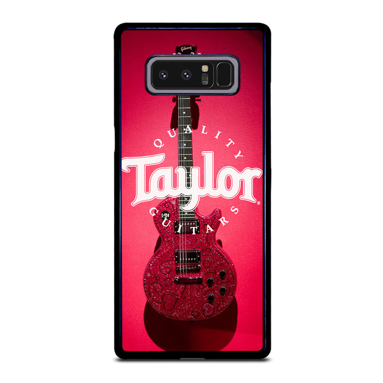 TAYLOR QUALITY GUITARS REDTAYLOR QUALITY GUITARS RED Samsung Galaxy Note 8 Case Cover