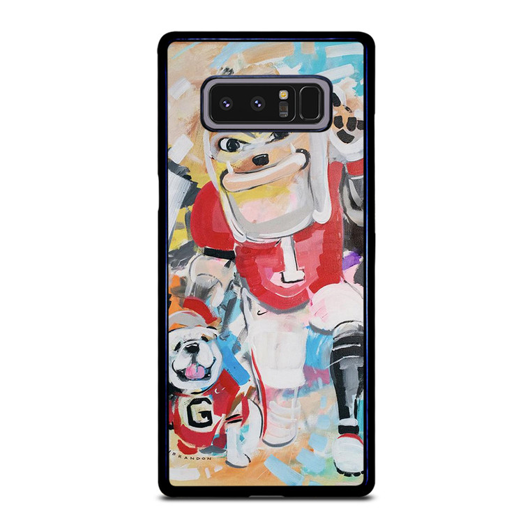 UNIVERSITY OF GEORGIA BULLDOGS UGA ARTUNIVERSITY OF GEORGIA BULLDOGS UGA ART Samsung Galaxy Note 8 Case Cover