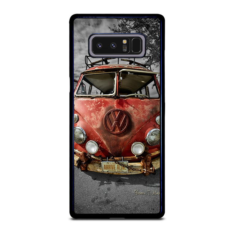 VW VOLKSWAGEN VAN RUSTYVW VOLKSWAGEN VAN RUSTY Samsung Galaxy Note 8 Case Cover