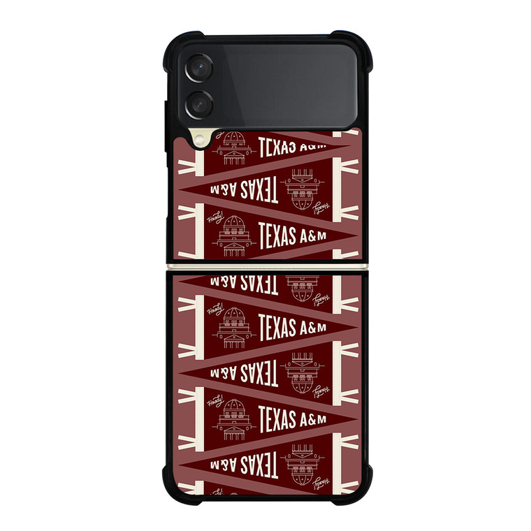 TEXAS AGGIES FLAG Samsung Galaxy Z Flip 3 Case Cover