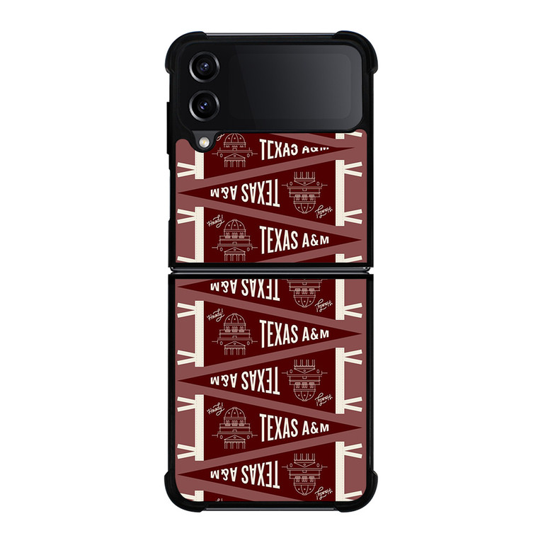 TEXAS AGGIES FLAG Samsung Galaxy Z Flip 4 Case Cover