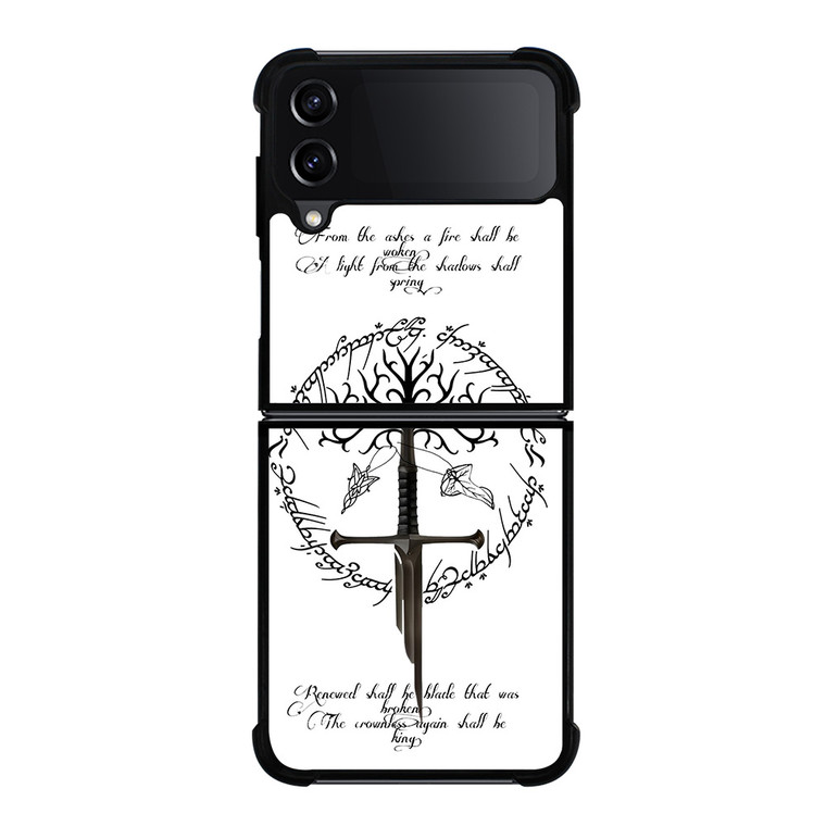 TREE LORD OF THE RING SWORD Samsung Galaxy Z Flip 4 Case Cover