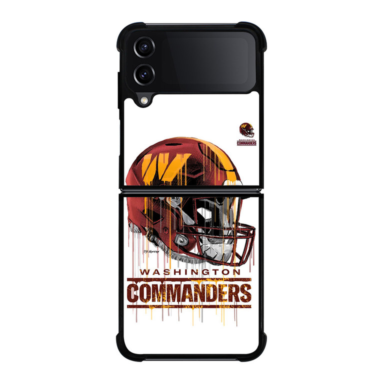 WASHINGTON COMMANDERS HELM ICON Samsung Galaxy Z Flip 4 Case Cover