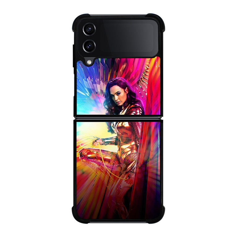 WONDER WOMAN ABSTRAC ART Samsung Galaxy Z Flip 4 Case Cover