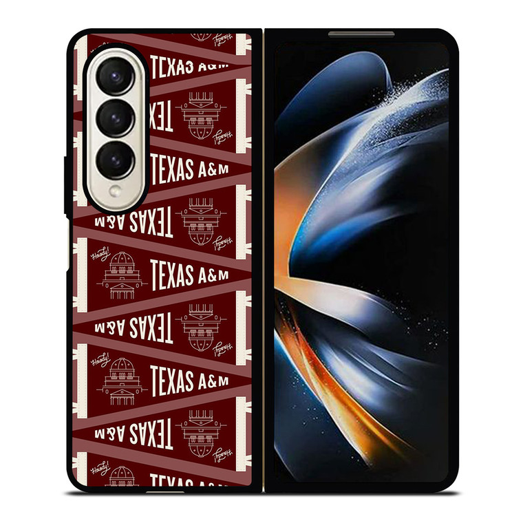 TEXAS AGGIES FLAG Samsung Galaxy Z Fold 4 Case Cover