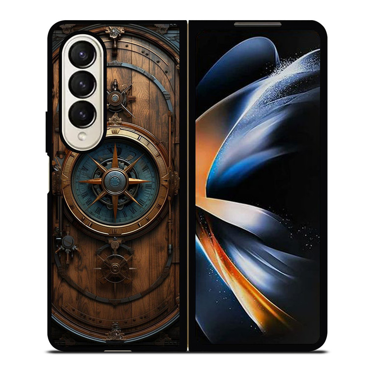 VINTAGE MAP COMPASS Samsung Galaxy Z Fold 4 Case Cover