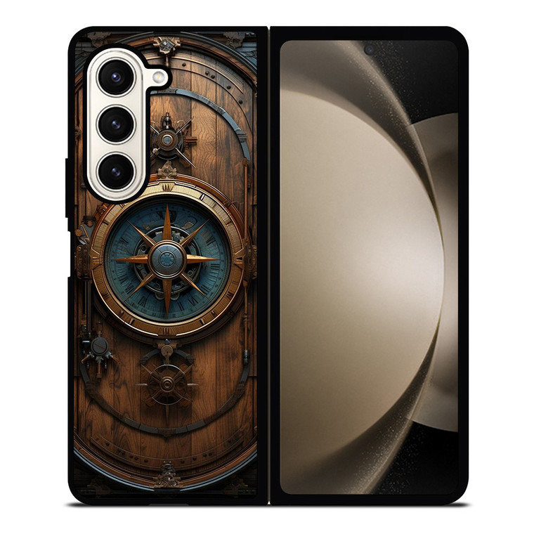 VINTAGE MAP COMPASS Samsung Galaxy Z Fold 5 Case Cover