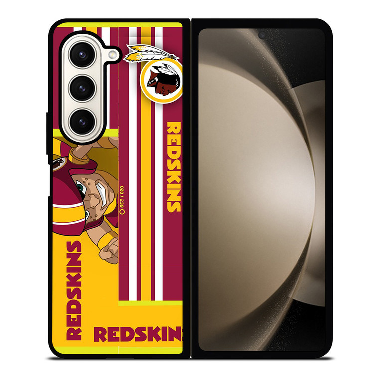 WASHINGTON REDSKINS YELLOW RED MLS Samsung Galaxy Z Fold 5 Case Cover