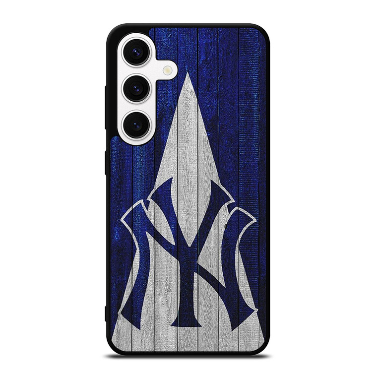 WOODEN LOGO NEW YORK YANKEES Samsung Galaxy S24 Case Cover