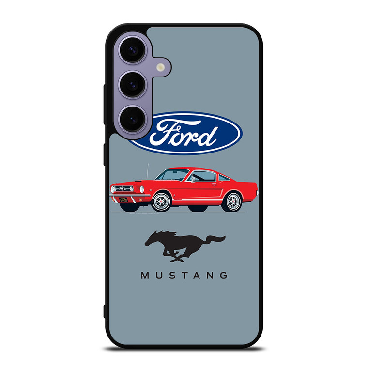 1965 FORD MUSTANG ILLUSTRATION Samsung Galaxy S24 Plus Case Cover